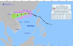 Bão số 3 cách Quảng Ninh - Hải Phòng khoảng 705km về phía Đông