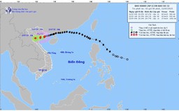 Bão số 3 cách Ninh Bình 70km, giật cấp 13
