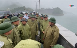 Phó Thủ tướng Trần Hồng Hà kiểm tra công tác ứng phó bão số 3