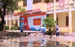 Tập trung xử lý môi trường, phòng chống dịch bệnh sau mưa bão