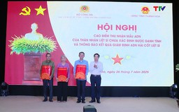 Cao điểm thu nhận mẫu ADN của thân nhân các liệt sĩ chưa xác định được danh tính
