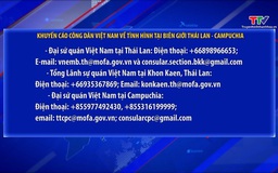 Khuyến cáo công dân Việt Nam về tình hình tại biên giới Thái Lan - Campuchia