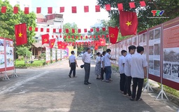 Hoàn thiện không gian trưng bày chuyên đề Kỷ niệm 95 năm thành lập Đảng bộ tỉnh Thanh Hoá