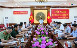 Hội nghị  Ban thường vụ  Tỉnh ủy