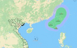 Vùng áp thấp đã mạnh  lên thành áp thấp nhiệt đới