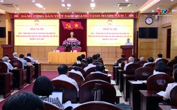 Hội nghị góp ý, phản biện xã hội Dự thảo báo cáo chính trị trình Đại hội đại biểu Đảng bộ tỉnh Thanh Hóa lần thứ XX