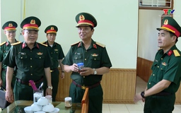 Tư lệnh Quân khu 4 kiểm tra Ban Chỉ huy Phòng thủ Khu vực 3 và Khu vực 4