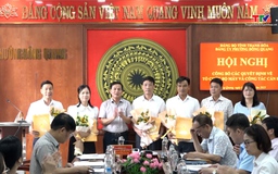 Phường Đông Quang công bố quyết định về tổ chức bộ máy