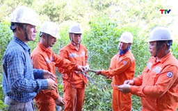 Tập trung khắc phục sự cố mất điện tại đường dây 110Kv Nông Cống – Nghi Sơn