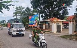 Công an phường Đông Tiến, tỉnh Thanh Hoá ra quân cao điểm trấn áp tội phạm đảm bảo trật tự, an toàn giao thông năm 2025