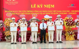 Xã Nông Cống kỷ niệm 80 năm ngày truyền thống Công an Nhân dân