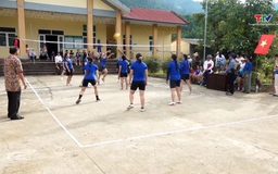 Giải bóng chuyền chào mừng Đại hội Đảng bộ xã Bát Mọt lần thứ I nhiệm kỳ 2025 - 2030