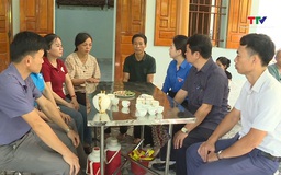 Thăm hỏi, động viên gia đình các cháu bị đuối nước, tai nạn thương tích tại xã Lương Sơn