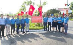 Sầm Sơn ra mắt mô hình "Đường cờ Đảng", "Đường cờ Tổ quốc"