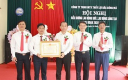 Công ty TNHH một thành viên thủy lợi Bắc Sông Mã biểu dương lao động giỏi, lao động sáng tạo