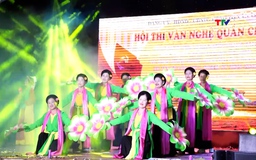 Sôi nổi hội thi văn nghệ chào mừng Đại hội đại biểu Đảng bộ xã Tây Đô