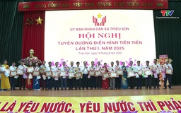 Xã Triệu Sơn tổ chức hội nghị tuyên dương điển hình tiên tiến lần thứ I, giai đoạn 2025-2030