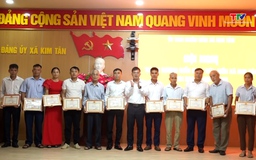 Xã Kim Tân tuyên dương 60 điển hình tiên tiến giai đoạn 2020 - 2025