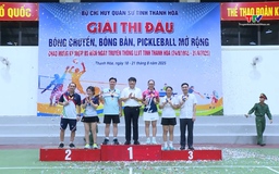 Sôi nổi giải thể thao chào mừng kỷ niệm 80 năm Ngày truyền thống Lực lượng vũ trang tỉnh Thanh Hóa