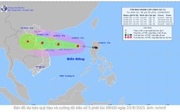 Bão số 5 (Kajiki) di chuyển nhanh, sức gió giật mạnh, Thanh Hóa sẽ có mưa to diện rộng