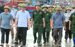Chủ tịch UBND tỉnh kiểm tra công tác phòng chống bão số 5