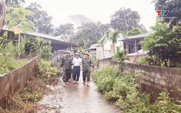 Kiểm tra tình hình ứng phó với bão số 5 tại xã Trung Hạ và Sơn Điện