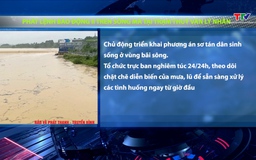 Phát lệnh Báo động II trên sông Mã tại trạm Thuỷ văn Lý Nhân