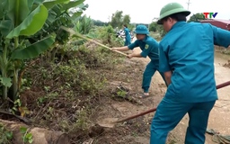 Xã Kim Tân, tỉnh Thanh Hoá tiếp tục khắc phục hậu quả lũ lụt