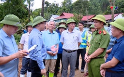 Phó Chủ tịch UBND tỉnh kiểm tra công tác khắc phục hậu quả mưa lũ tại các xã Bát Mọt, Yên Nhân
