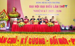 Đại hội Đảng bộ xã Yên Trường lần thứ nhất nhiệm kỳ 2025 - 2030
