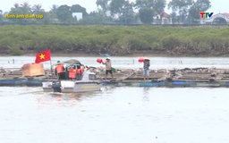 Diễn tập phòng, chống thiên tai, tìm kiếm cứu nạn khu vực ven biển tỉnh Thanh Hóa