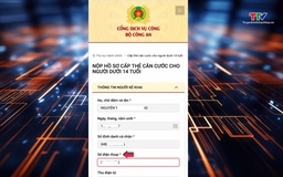 Cách làm thẻ căn cước trên ứng dụng VNeID cho người dưới 14 tuổi