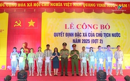 Trại giam Thanh Phong công bố quyết định đặc xá của Chủ tịch nước