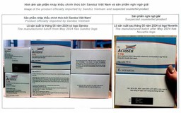 Sở Y tế khuyến cáo không kinh doanh, sử dụng thuốc Aclasta có dấu hiệu giả mạo