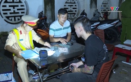 Lập chốt xử lý các trường hợp vi phạm trật tự, an toàn giao thông 