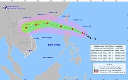Dự báo sáng 23/9, bão RAGASA đi vào Biển Đông, giật trên cấp 17