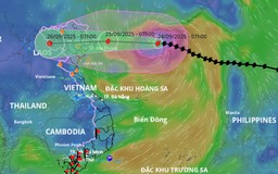Bão số 9 cách Móng Cái (Quảng Ninh) khoảng 650km, cảnh báo mưa lớn và gió giật mạnh
