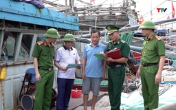 Công an tỉnh chủ động ứng phó bão số 9