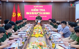 Bộ Quốc phòng kiểm tra công tác ứng phó bão số 10