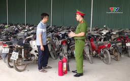 Siết chặt công tác phòng cháy chữa cháy tại các điểm trông giữ xe