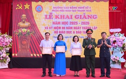 Trường Cao đẳng Nghề số 4 Bộ Quốc phòng - Phân hiệu Đào tạo Thanh Hóa khai giảng năm học mới