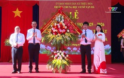 Trường THCS Vạn Hà khai giảng năm học mới và khánh thành cơ sở vật chất