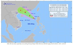 Áp thấp nhiệt đới trên Biển Đông có khả năng mạnh thành bão