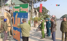 Phường Tĩnh Gia ra quân giải toả hành lang an toàn giao thông