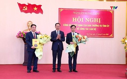 Công bố Quyết định của Ban Thường vụ Tỉnh ủy về công tác cán bộ