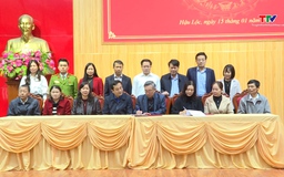 Xã Hậu Lộc ký giao ước thi đua, hoàn thành thắng lợi các chỉ tiêu, nhiệm vụ năm 2026