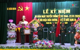 Trung đoàn 64 kỷ niệm 80 năm ngày truyền thống và đón nhận Huân chương Tổ quốc hạng Ba