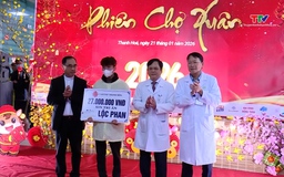 Ấm lòng phiên chợ Xuân cho bệnh nhân 