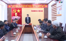 Xã Thiệu Quang tổ chức cao điểm giải toả hành lang giao thông trước trong và sau Tết nguyên đán 