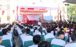 Tuyên truyền, hướng nghiệp tuyển sinh quân sự tại Trường THPT Ba Đình, Thanh Hóa